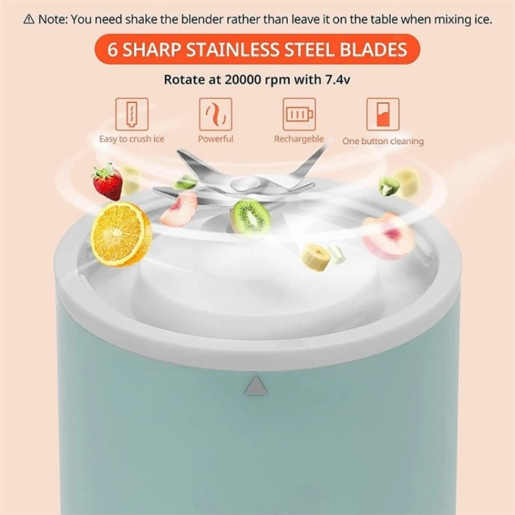 6blades portable smoothie blender
